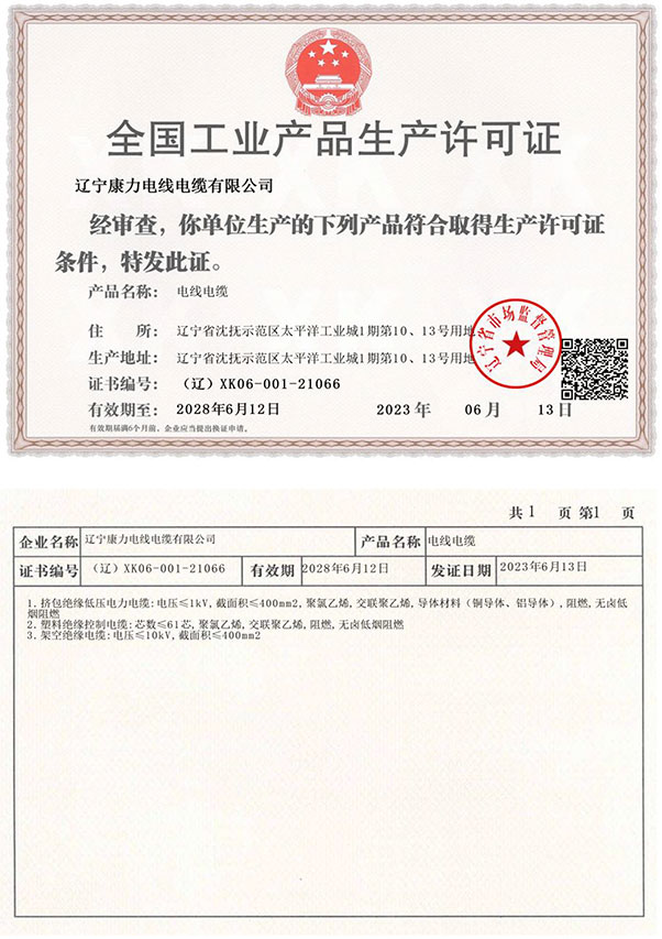 全国工业产品生产许可证